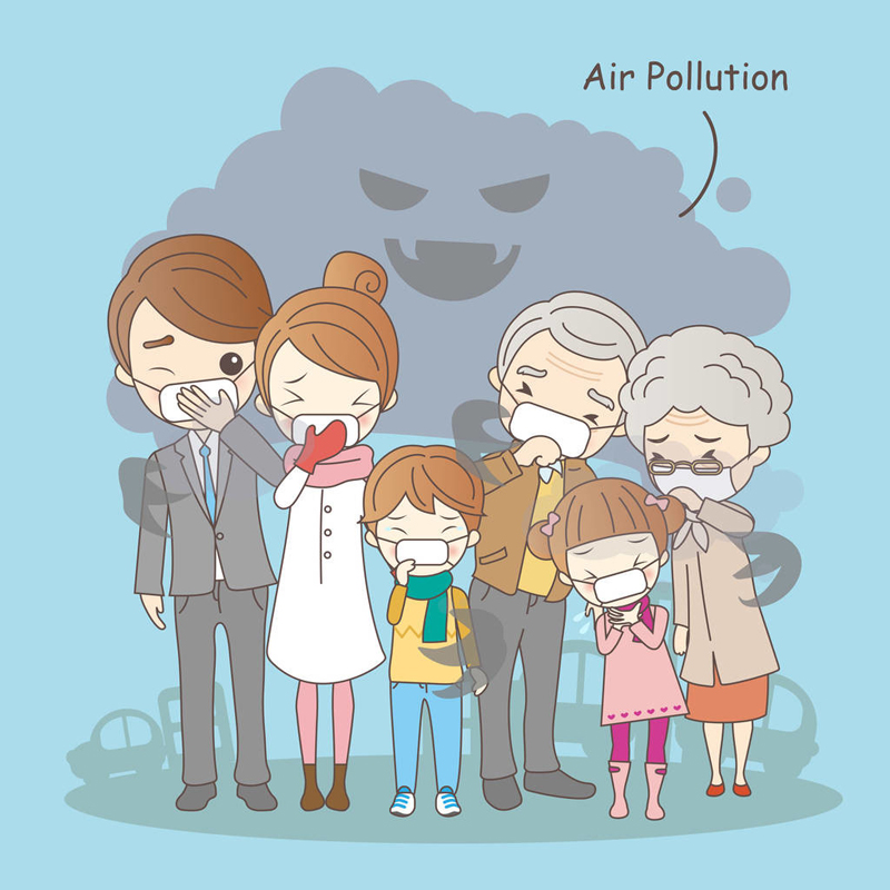 공기 중 오염 물질의 위험은 무엇입니까?